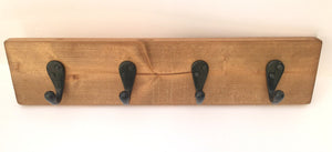 Rustic Wood Hooks Coat Rack Towel Hooks Home Decor