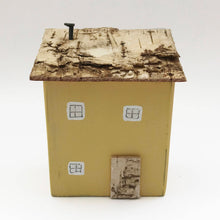 Load image into Gallery viewer, Yellow Minature Wooden House