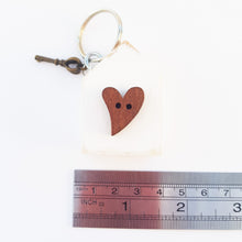 Load image into Gallery viewer, Wood Keychain House Keyring New Home Gift Wooden Gifts - Painted in a colour of your choice