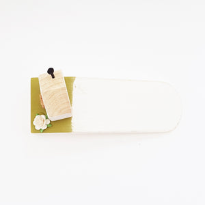 Wooden Door Stop with Tiny House Tiny House Gift - Painted in a colour of your choice