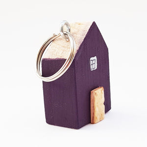 Keychain Wooden House Key Ring for Women New House Key Chain