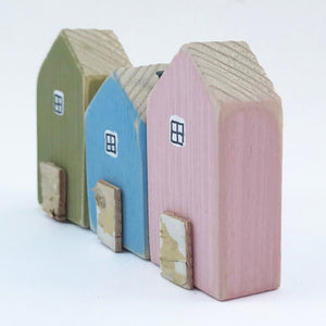Wooden Houses for Shelf House Ornament