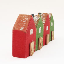 Load image into Gallery viewer, Wooden Houses Christmas Ornaments