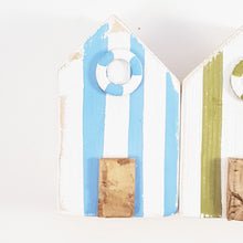 Load image into Gallery viewer, Wooden Beach Huts Beach Bathroom Decor Nautical Decor - Painted in colours of your choice
