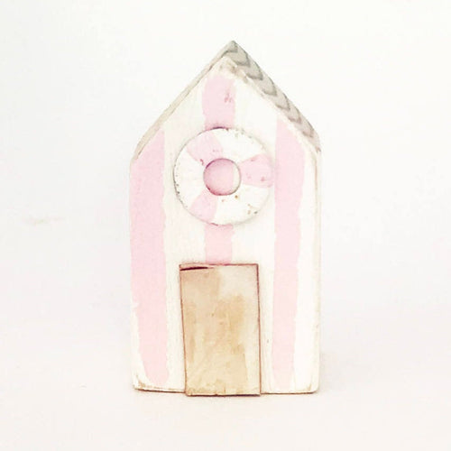 Mini Wooden Beach Hut Fridge Magnet
