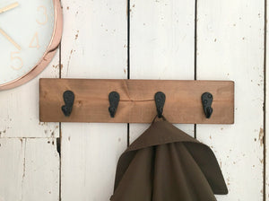 Rustic Wood Hooks Coat Rack Towel Hooks Home Decor