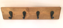 Load image into Gallery viewer, Rustic Wood Hooks Coat Rack Towel Hooks Home Decor