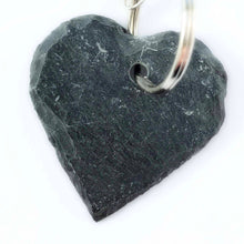 Load image into Gallery viewer, Heart Key Chain Slate Keyrings Small Gifts