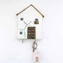 Load image into Gallery viewer, Wooden House Key Hook Key Storage