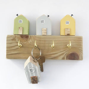 Houses Key Hook Key Holder for Wall New Home Gift
