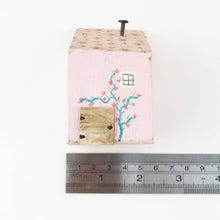 Load image into Gallery viewer, Pink Cottage Miniature House Ornaments