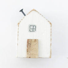 Load image into Gallery viewer, Miniature Wooden Cottage White House Ornament Tiny Gifts