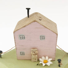 Load image into Gallery viewer, Little House Ornaments Pink Cottage