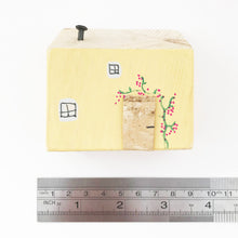 Load image into Gallery viewer, Yellow House Decorative Ornaments Small Wooden Houses Wooden Gifts