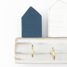 Load image into Gallery viewer, Wooden Key Holder with Reclaimed Wooden Houses
