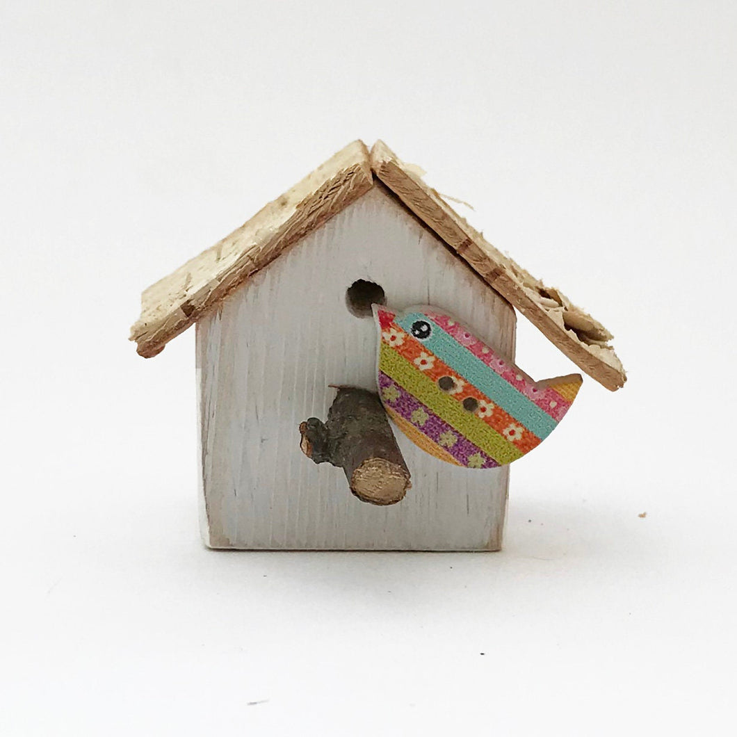 Wood Magnets for Refrigerator Bird House Magnet