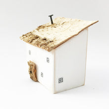 Load image into Gallery viewer, Cottage Wood House Wood Ornament - Painted in a colour of your choice