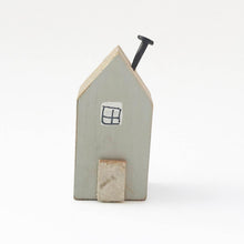 Load image into Gallery viewer, Fridge Magnet Wooden House Grey Wooden Magnets