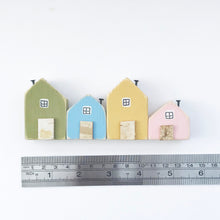 Load image into Gallery viewer, Tiny Painted Houses Wooden Houses Ornament