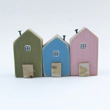 Load image into Gallery viewer, Wooden Houses for Shelf House Ornament