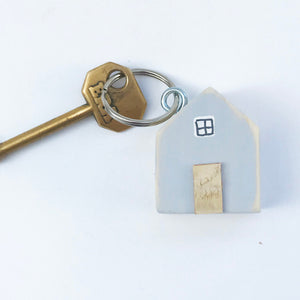 House Keychain Key Rings Grey Key Chains for House Keys