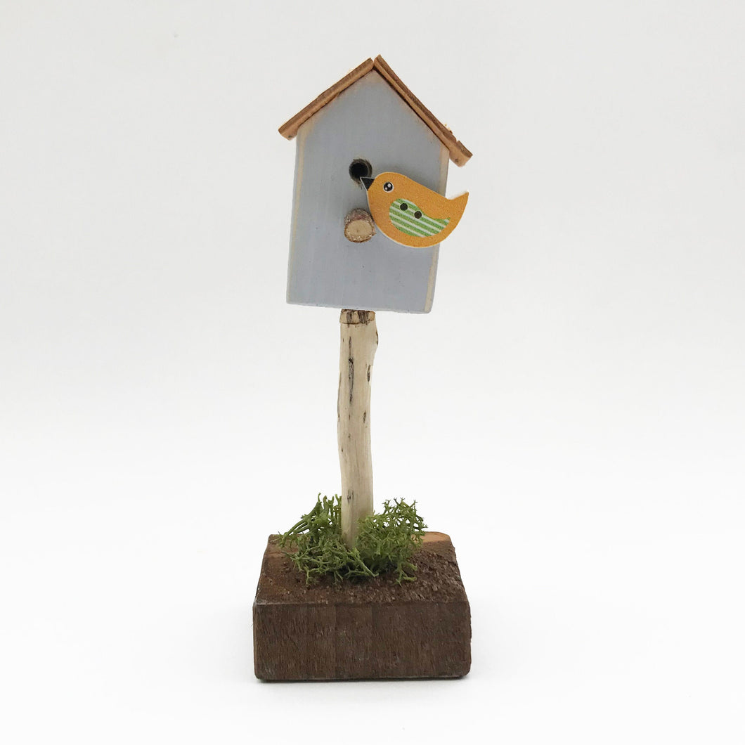 Bird House Wood Handmade Miniatures Wooden Gifts