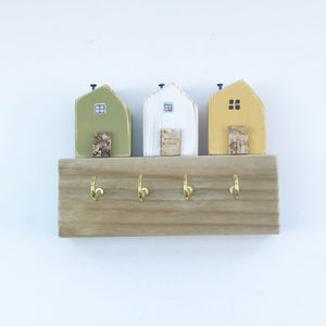 Key Holder with Tiny Houses Home Accessories