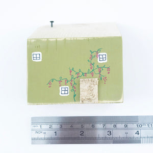 Green Wooden Cottage Small Wood Home Decor
