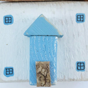 Fisherman's Cottage Wooden Ornament Wooden Houses Decor Small Wooden Gifts