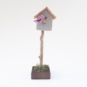 Tiny Bird House Bird House Ornament Moving Away Gift