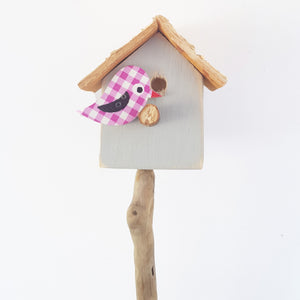 Tiny Bird House Bird House Ornament Moving Away Gift