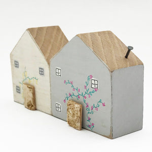 Miniature Wooden Houses Rustic Decor Wooden Gifts