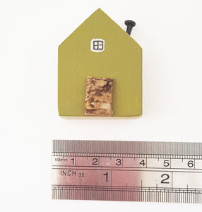 Tiny Wood Houses Art Wooden Gifts