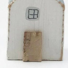Load image into Gallery viewer, Miniature Wooden Cottage White House Ornament Tiny Gifts