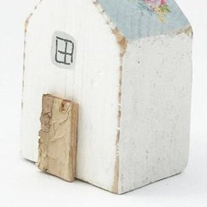 Miniature Wooden Cottage White House Ornament Tiny Gifts