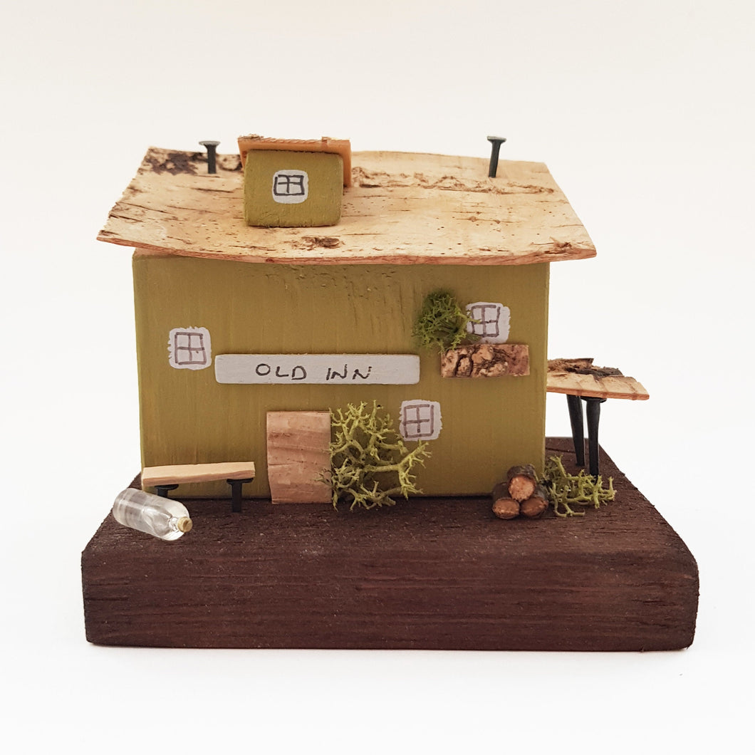 Pub Diorama Miniature Scenes Wooden Gifts for Men