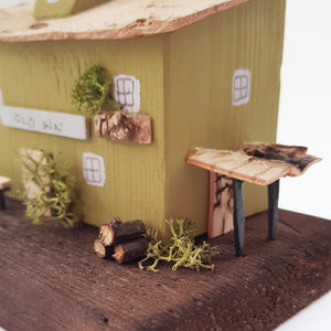 Pub Diorama Miniature Scenes Wooden Gifts for Men