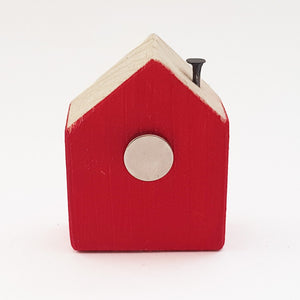 Wooden Fridge Magnet Magnets for Board Tiny House - Painted in a colour of your choice