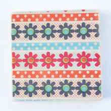 Load image into Gallery viewer, Retro Flower Pattern Coaster Set ***REDUCED***