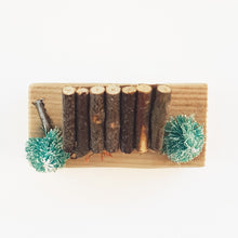Load image into Gallery viewer, Christmas Decorations Rustic Tiny Wooden House Holiday Decor