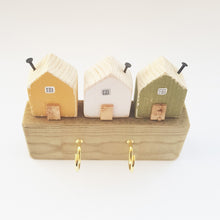 Load image into Gallery viewer, Key Holder with Scrap Wood Houses Wood Gifts