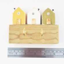 Load image into Gallery viewer, Key Holder with Scrap Wood Houses Wood Gifts