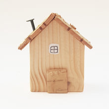 Load image into Gallery viewer, Wooden Tiny House Natural Wood Decor Unique Gifts