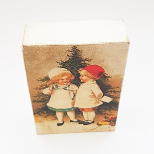 Traditional Christmas Decorations Wood Block Ornament Christmas Pictures