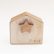 Load image into Gallery viewer, Christmas Wood Word Blocks Holiday Decor
