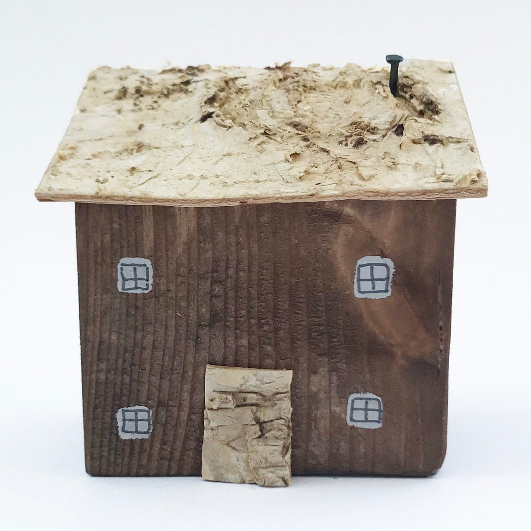 Miniature Rustic House Handmade House Rustic Ornaments