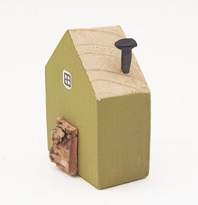 Tiny Wood Houses Art Wooden Gifts