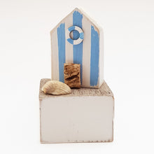 Load image into Gallery viewer, Nautical Wood Doorstop Beach Hut Accessories Nautical Decor - Painted in a colour of your choice