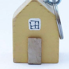 Load image into Gallery viewer, House Keyring Wood Key Fob Key Chains for Women Key Ring New Home