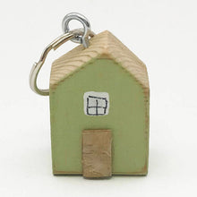 Load image into Gallery viewer, Keychain House Wooden Key Ring House Tiny House New Home Gift Tiny Gifts